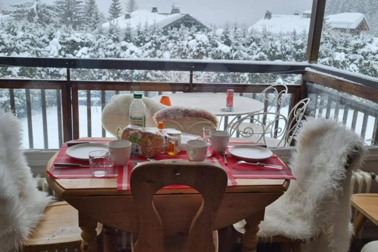 Charming Apt With Swimming Pool In Argentiere Chamonix Dış mekan fotoğraf