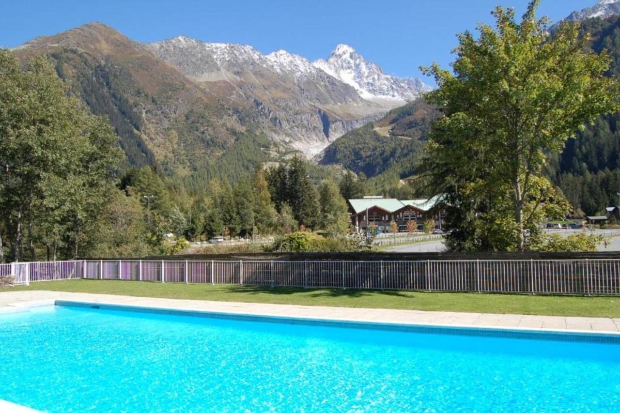 Charming Apt With Swimming Pool In Argentiere Chamonix Dış mekan fotoğraf